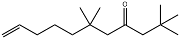 2,2,6,6-Tetramethyl-10-undecen-4-one Struktur