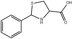 2-PHENYL-1,3-THIAZOLANE-4-CARBOXYLIC ACID Struktur