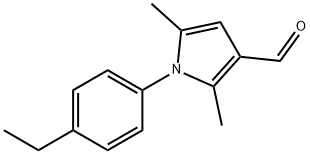 1H-Pyrrole-3-carboxaldehyde,1-(4-ethylphenyl)-2,5-dimethyl-(9CI) Struktur