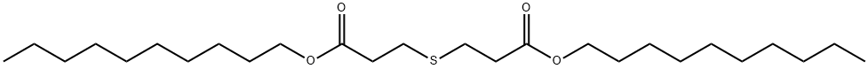 3,3'-Thiobis(propionic acid decyl) ester Struktur