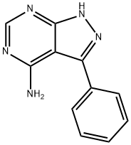 1H-Pyrazolo[3,4-d]pyrimidin-4-amine, 3-phenyl- Struktur