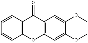 2,3-DIMETHOXYXANTHEN-9-ONE Struktur