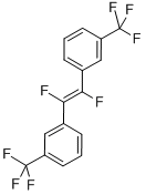 1,1'-[(1E)-1,2-DIFLUORO-1,2-ETHENEDIYL]BIS[3-(TRIFLUOROMETHYL)BENZENE] Struktur