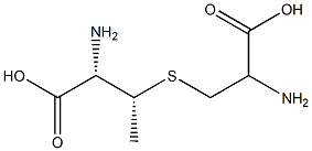 (2S,3R)-2-Amino-3-[[(2R)-2-amino-2-carboxyethyl]thio]butyric acid Struktur