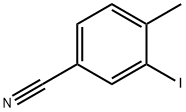 3-IODO-4-METHYLBENZONITRILE Struktur