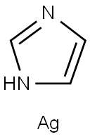 1H-imidazole, silver(1+) salt  Struktur