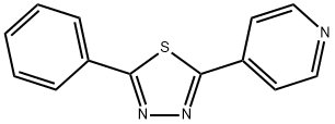 4-(5-Phenyl-1,3,4-thiadiazol-2-yl)pyridine Struktur