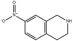 7-NITRO-1,2,3,4-TETRAHYDRO-ISOQUINOLINE Structure