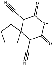 7,9-DIOXO-8-AZASPIRO(4.5)DECANE-6,10-DICARBONITRILE, 98%, MIXT. (+/-)/MESO Struktur