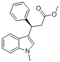 (R)-METHYL-3-(1-METHYL-1H-INDOL-3-YL)-PHENYL-PROPIONATE Struktur