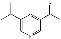 Ethanone, 1-[5-(1-methylethyl)-3-pyridinyl]- (9CI) Struktur