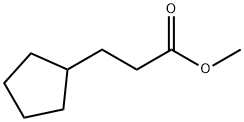 Cyclopentanepropionic acid methyl ester Struktur