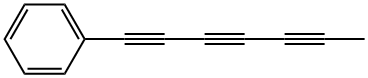 phenylheptatriyne Struktur