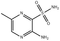 Pyrazinesulfonamide, 3-amino-6-methyl- (9CI) Struktur