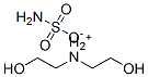 bis(2-hydroxyethyl)ammonium sulphamate Struktur