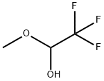 TRIFLUOROACETALDEHYDE METHYL HEMIACETAL Struktur