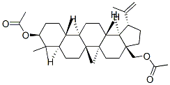 Dihydrobetulindiacetate Struktur