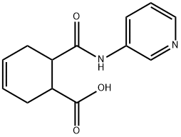 6-(PYRIDIN-3-YLCARBAMOYL)-CYCLOHEX-3-ENECARBOXYLIC ACID Struktur