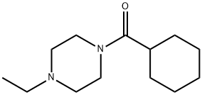 Piperazine, 1-(cyclohexylcarbonyl)-4-ethyl- (9CI) Struktur