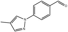 4-(4-METHYL-1H-PYRAZOL-1-YL)BENZALDEHYDE Struktur