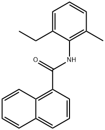 N-(2-ethyl-6-methylphenyl)-1-naphthamide Struktur