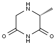 2,6-Piperazinedione,3-methyl-,(3R)-(9CI) Struktur