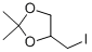 4-IODOMETHYL-2,2-DIMETHYL-[1,3]DIOXOLANE Struktur