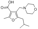 5-ISOBUTYL-2-METHYL-4-MORPHOLIN-4-YLMETHYL-FURAN-3-CARBOXYLIC ACID price.