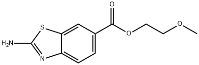 2-AMINO-BENZOTHIAZOLE-6-CARBOXYLIC ACID 2-METHOXY-ETHYL ESTER price.