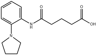 4-(2-PYRROLIDIN-1-YL-PHENYLCARBAMOYL)-BUTYRIC ACID Struktur