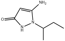 5-AMINO-1-SEC-BUTYL-1H-PYRAZOL-3-OL Struktur