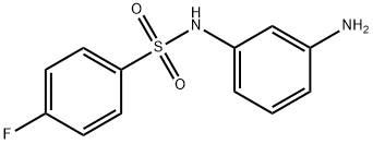 N-(3-AMINO-PHENYL)-4-FLUORO-BENZENESULFONAMIDE Struktur