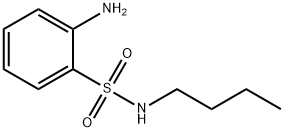 2-AMINO-N-BUTYLBENZENESULFONAMIDE Struktur