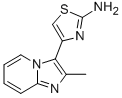 4-(2-METHYL-IMIDAZO[1,2-A ]PYRIDIN-3-YL)-THIAZOL-2-YLAMINE Struktur