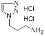 1-(3-AMINOPROPYL)-1H-1,2,3 TRIAZOLE HYDROCHLORIDE Struktur