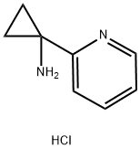 1-(Pyridin-2-yl)cyclopropanamine hydrochloride Struktur