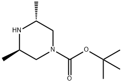 (3R,5R)-1-Boc-3,5-diMethylpiperazine Struktur