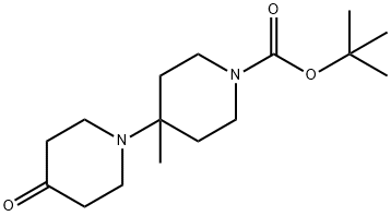 tert-Butyl 4-hydroxy-4'-methyl-1,4'-bipiperidine-1'-carboxylate Struktur