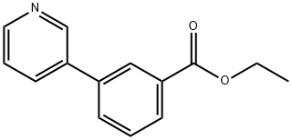 3-PYRIDIN-3-YL-BENZOIC ACID ETHYL ESTER Struktur