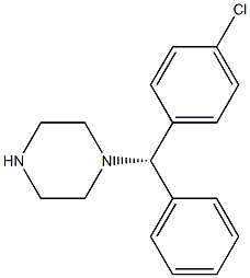 (S)-(+)-1-[(4-Chlorophenyl)phenylmethyl]piperazine Struktur