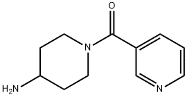 1-(pyridin-3-ylcarbonyl)piperidin-4-amine Struktur