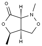 3H,6H-Furo[3,4-c]isoxazol-6-one,tetrahydro-1,4-dimethyl-,(3aS,4R,6aS)-(9CI) Struktur