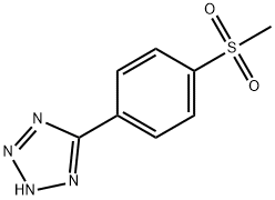 5-[4-(Methylsulfonyl)phenyl]-2H-tetrazole Struktur