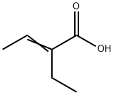 2-ethyl-2-butenoic acid Struktur