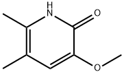 2(1H)-Pyridinone, 3-methoxy-5,6-dimethyl- (9CI) Struktur