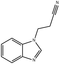 3-(1H-Benzimidazol-1-yl)propanenitrile Struktur