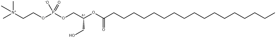 2-Stearoyl-sn-glycero-3-phosphocholine Struktur