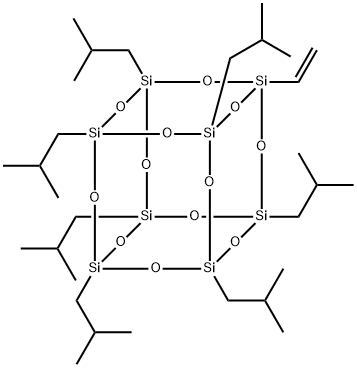 PSS-VINYL-HEPTAISOBUTYL SUBSTITUTED Struktur