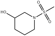 1-(Methylsulfonyl)-3-piperidinol Struktur