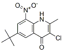 4(1H)-Quinolinone,  3-chloro-6-(1,1-dimethylethyl)-2-methyl-8-nitro- Struktur